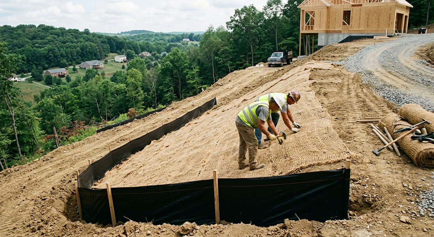 Gully Forming in Yard