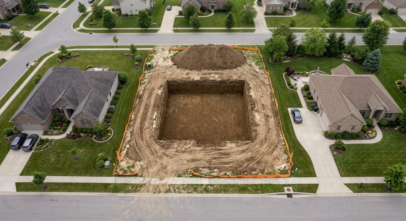 Finished Ground excavation project